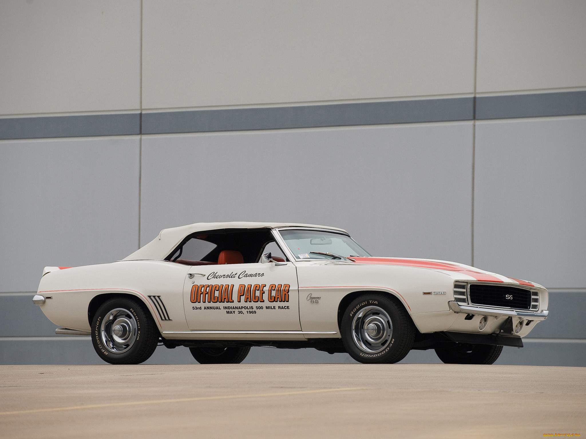 chevrolet, camaro, ss, convertible, indy, 500, pace, car, 1969, 